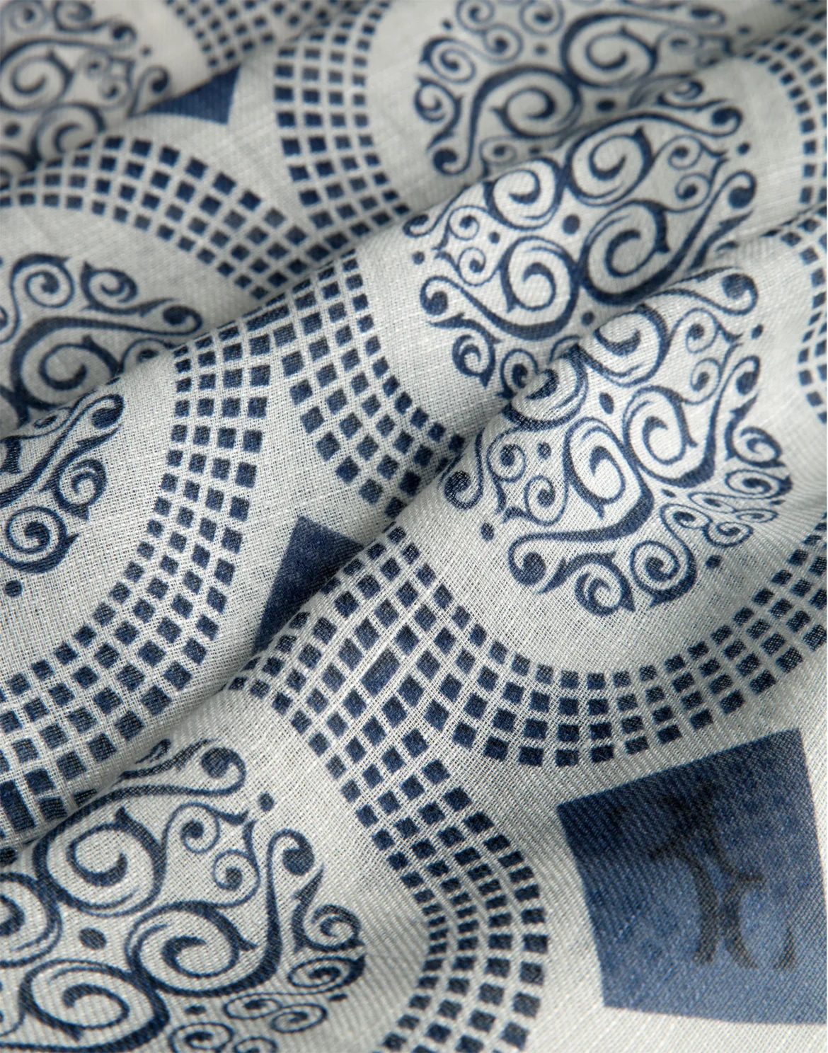 Long Scarf "Heinz", цвет: Синий
