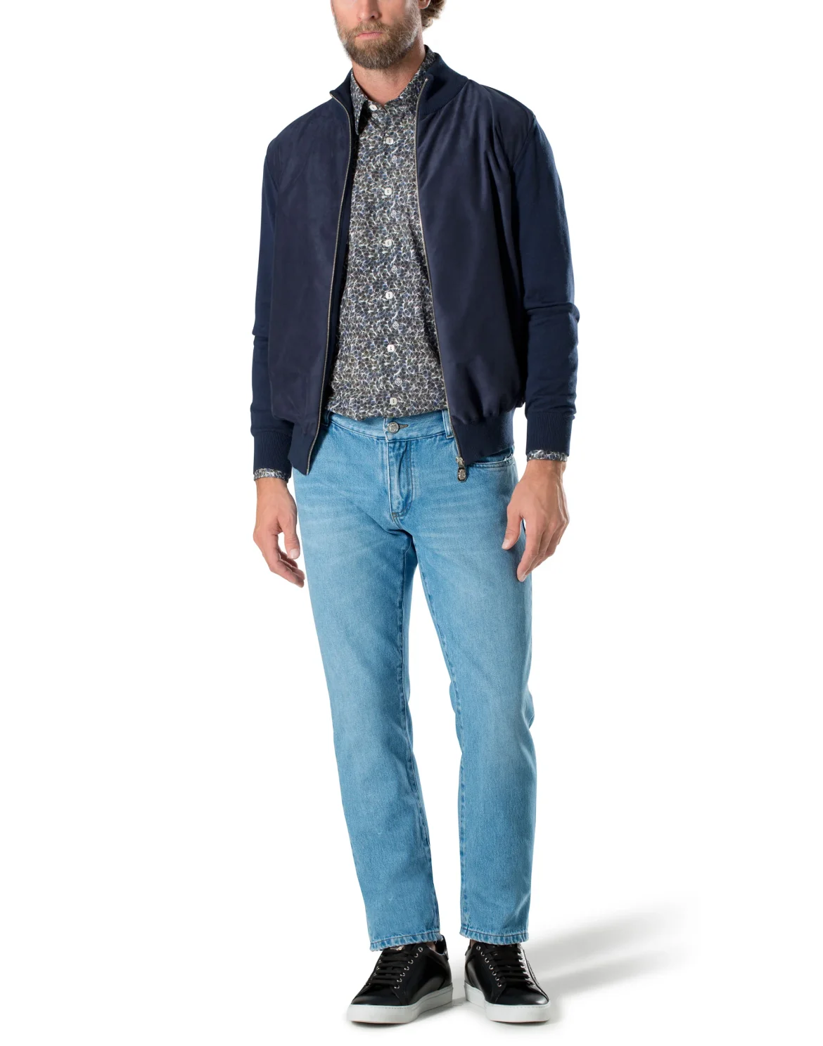 Super slim fit "Claud II", цвет: Синий
