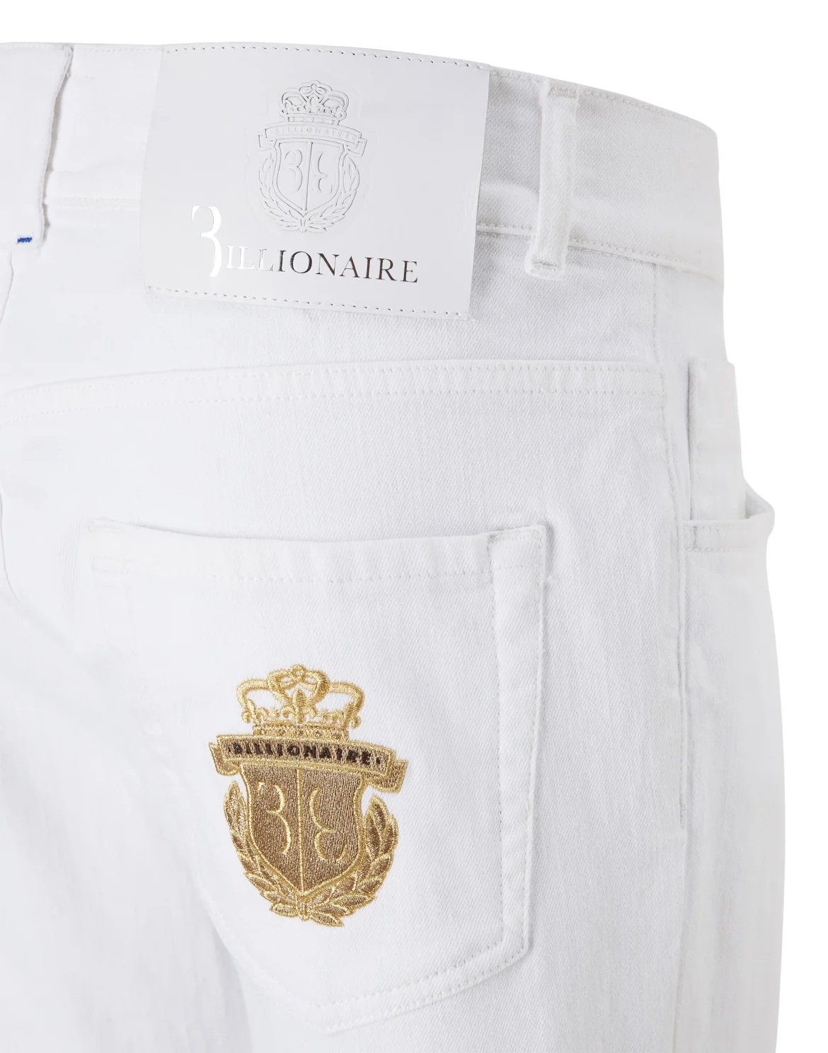 Denim Trousers "White man", цвет: Белый
