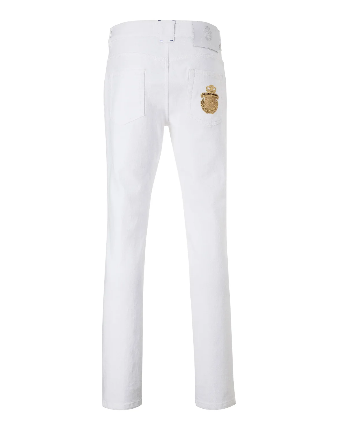 Denim Trousers "White man", цвет: Белый