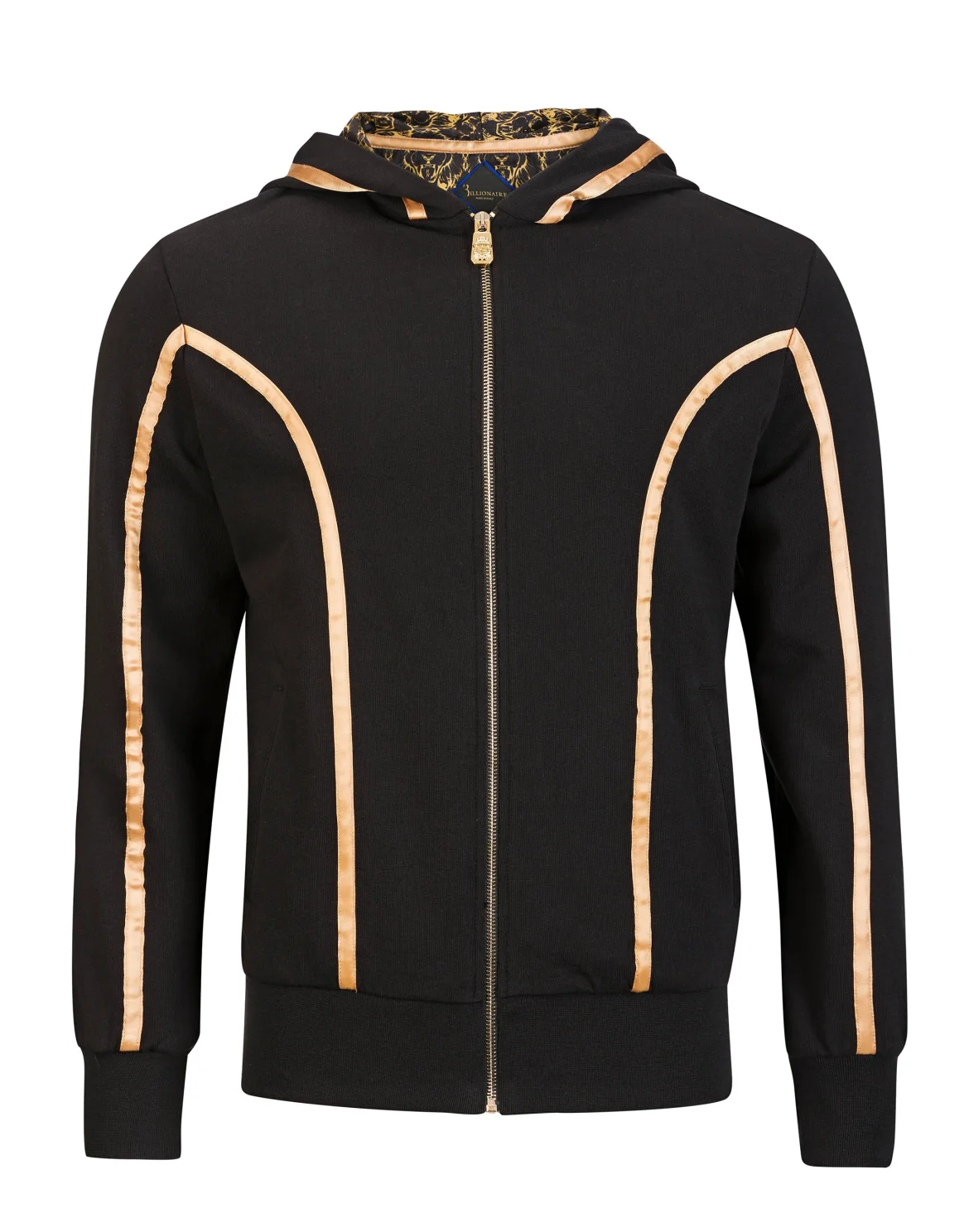 Hoodie Sweatjacket "Brian", цвет: Черный