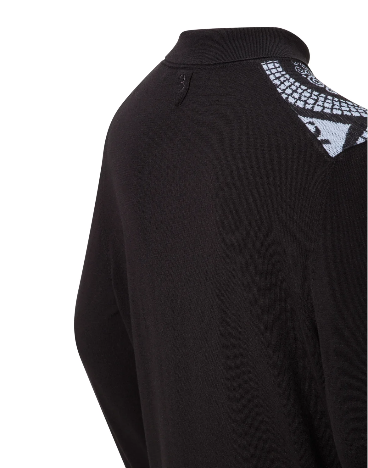 Pullover Polo-Neck LS "Brice", цвет: Черный
