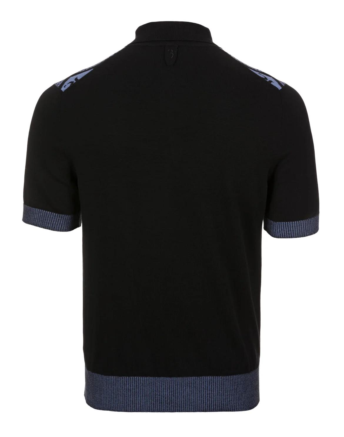 Pullover Polo-Neck SS "Cedric", цвет: Черный