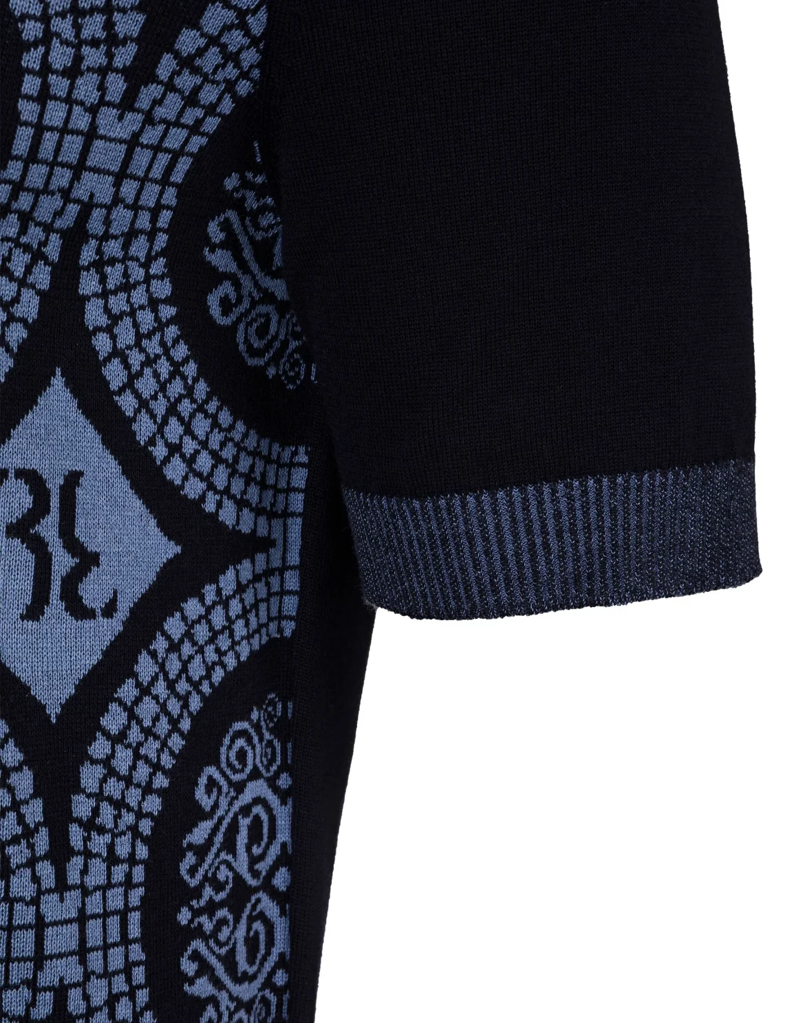 Pullover Polo-Neck SS "Cedric", цвет: Синий