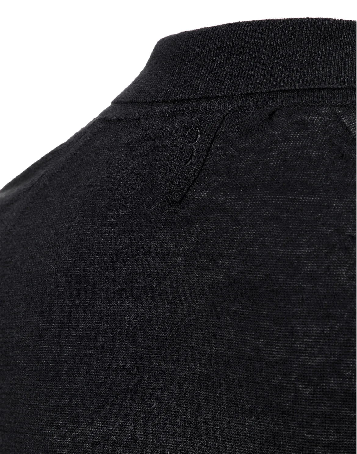 Pullover Polo-Neck SS "Charles", цвет: Черный