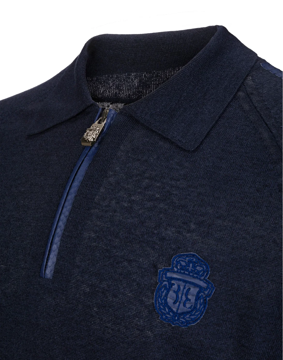 Pullover Polo-Neck SS "Charles", цвет: Синий
