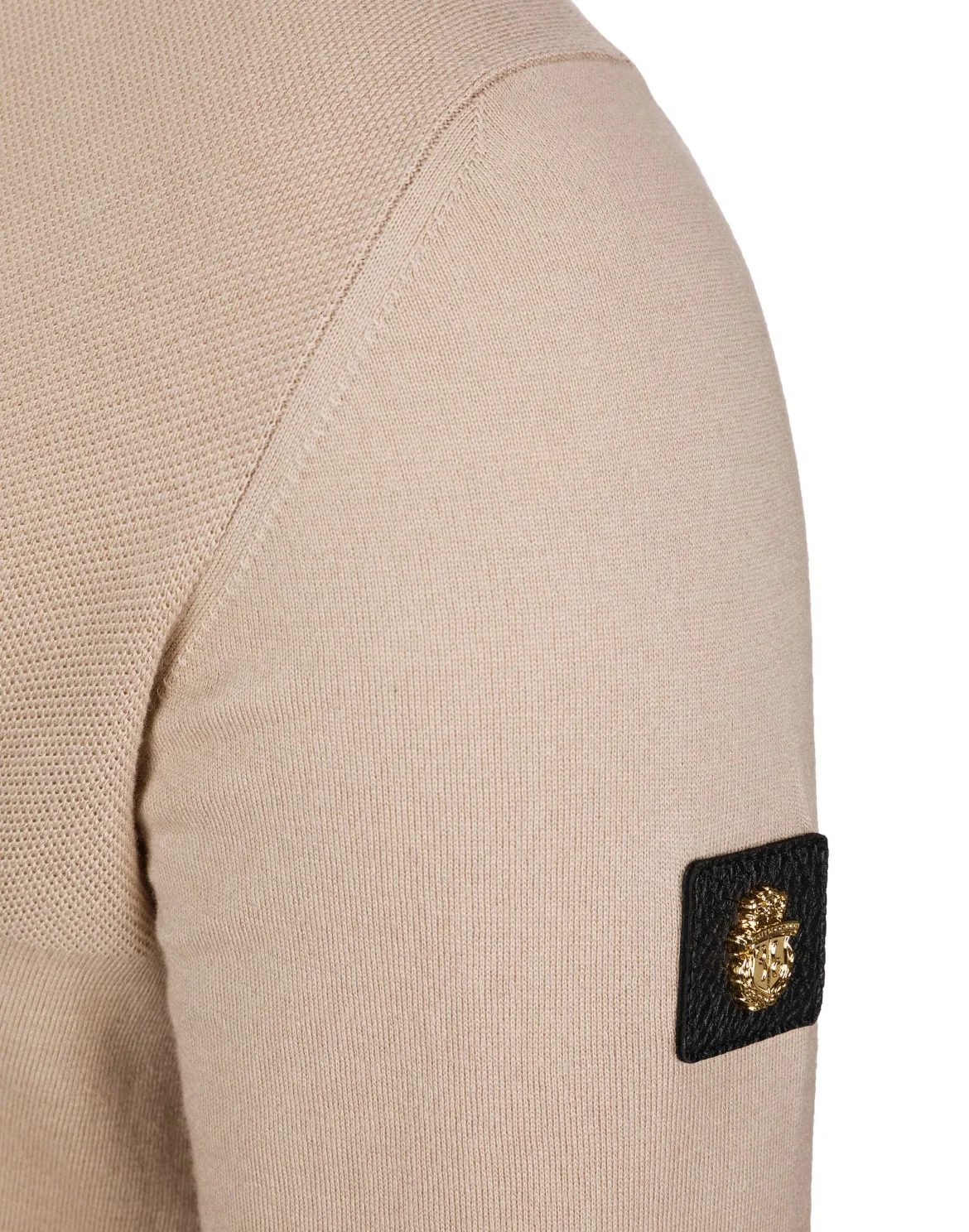 Pullover Polo-Neck LS "Edouard", цвет: Бежевый