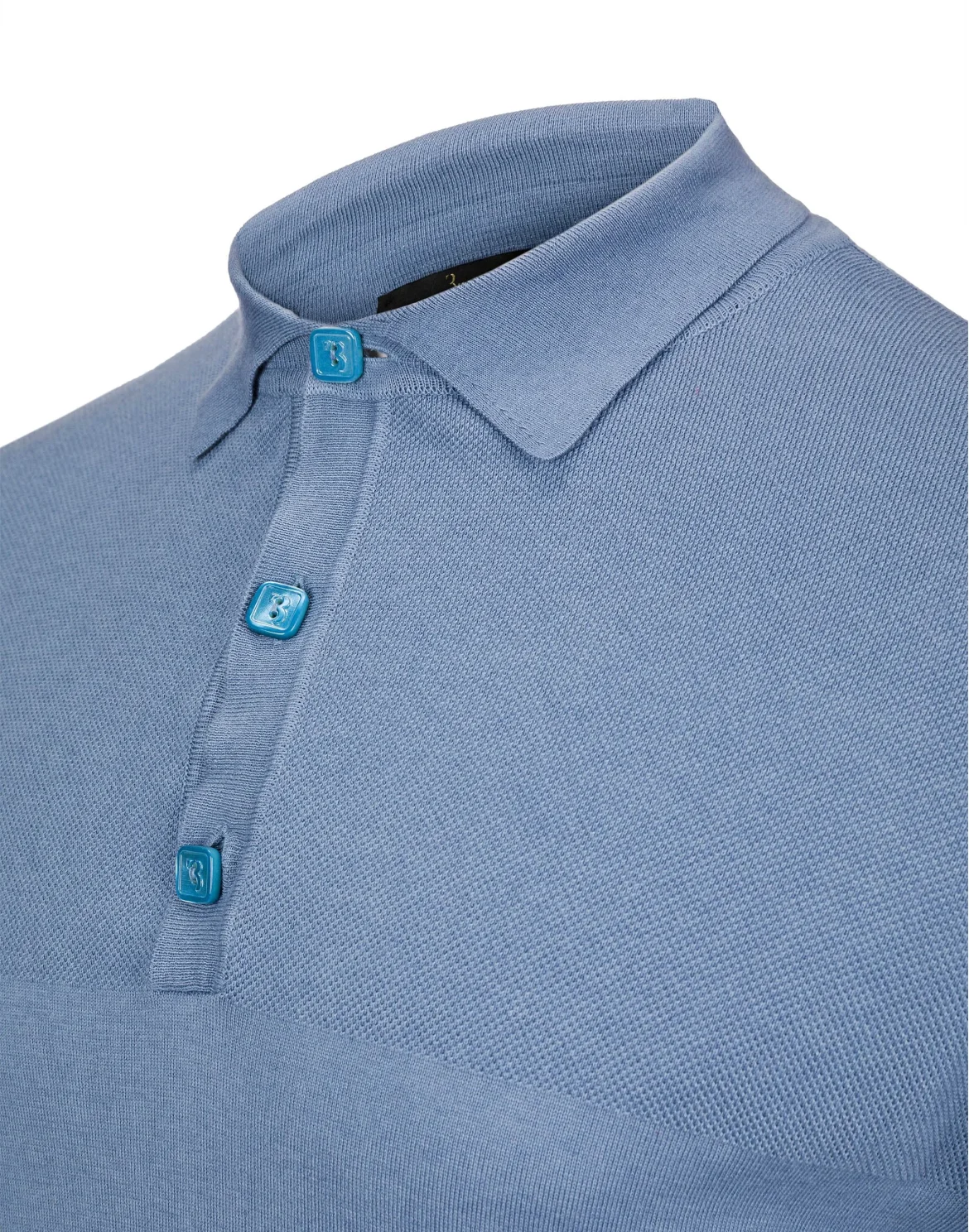 Pullover Polo-Neck LS "Edouard", цвет: Синий