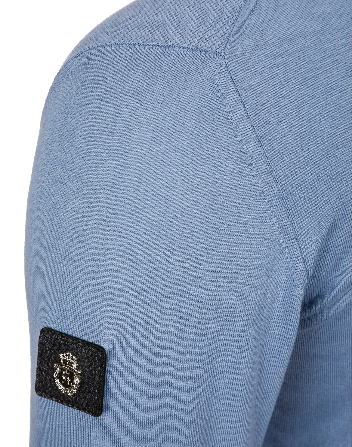 Pullover Polo-Neck LS "Edouard", цвет: Синий