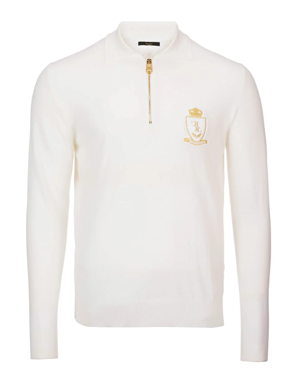 Pullover Polo-Neck LS "Felicien", цвет: Белый