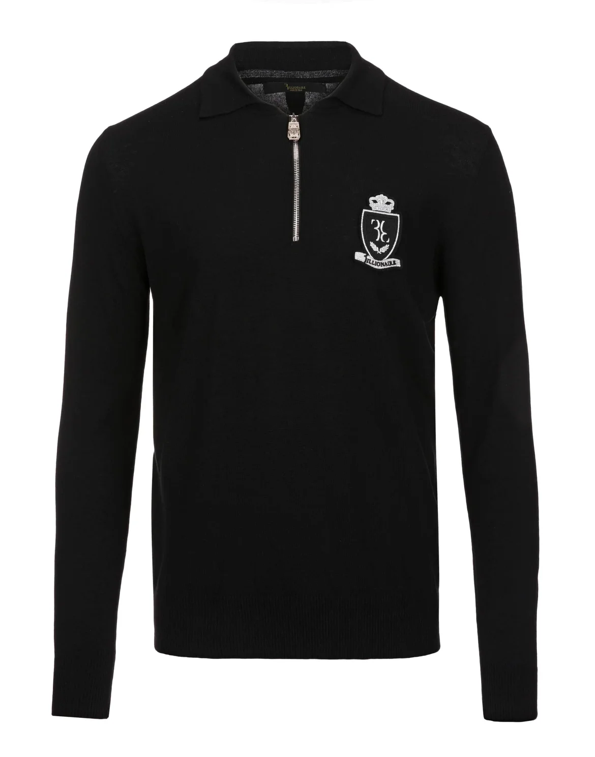 Pullover Polo-Neck LS "Felicien", цвет: Черный