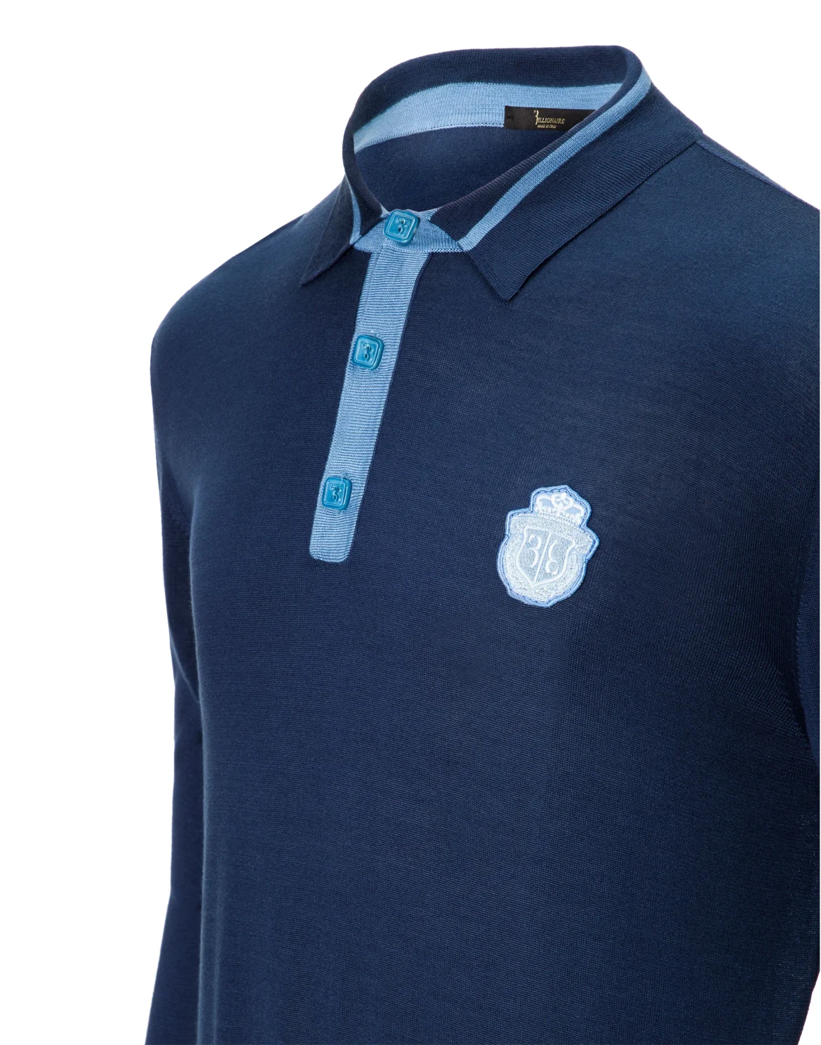 Pullover Polo-Neck LS "Francoise", цвет: Синий