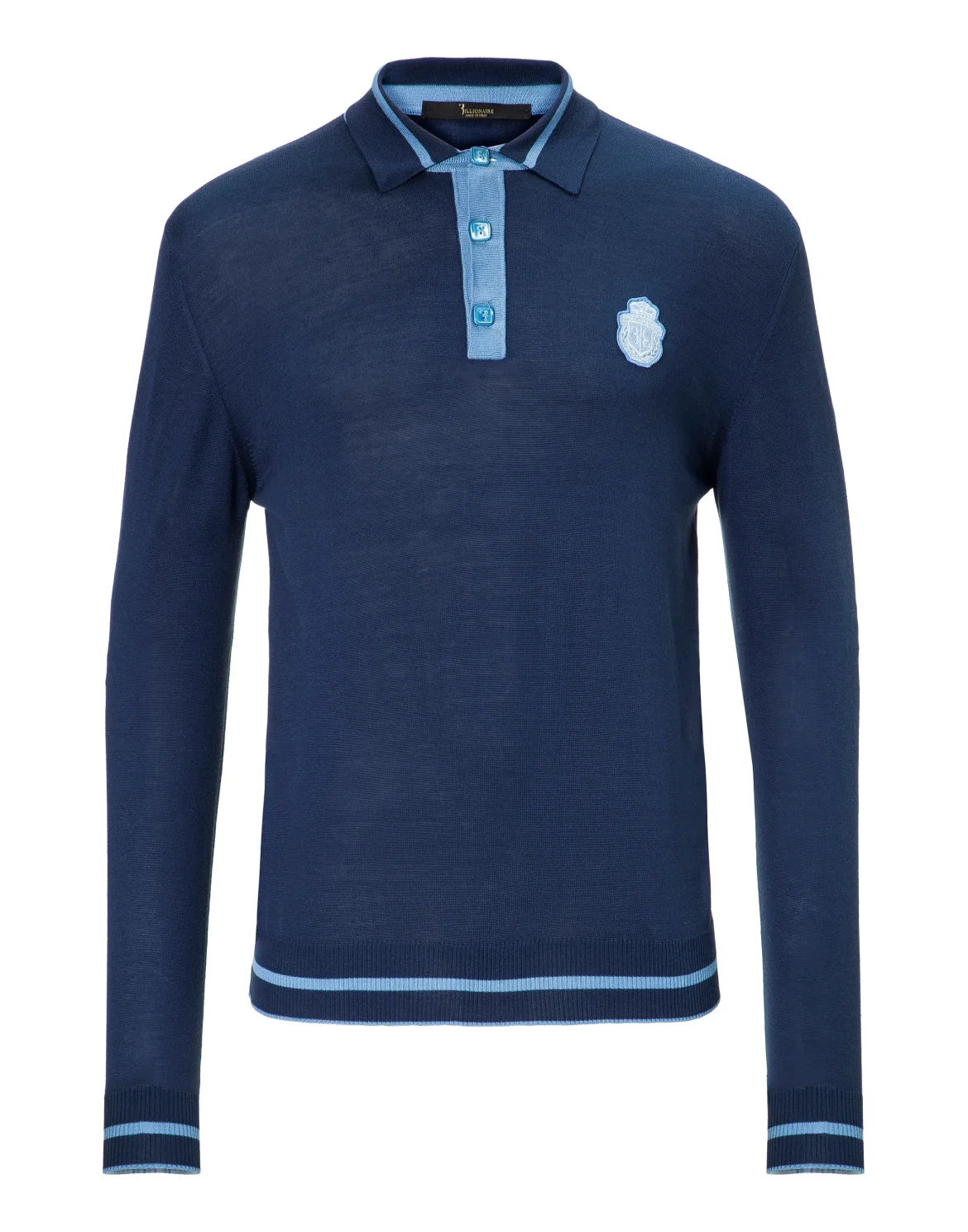 Pullover Polo-Neck LS "Francoise", цвет: Синий
