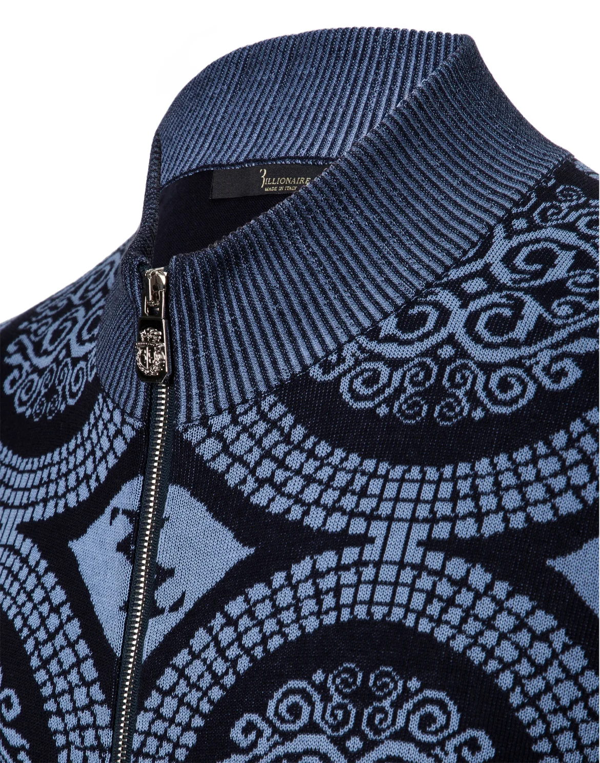 Pullover full zip "Briac", цвет: Синий
