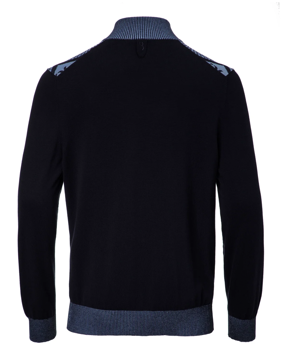 Pullover full zip "Briac", цвет: Синий