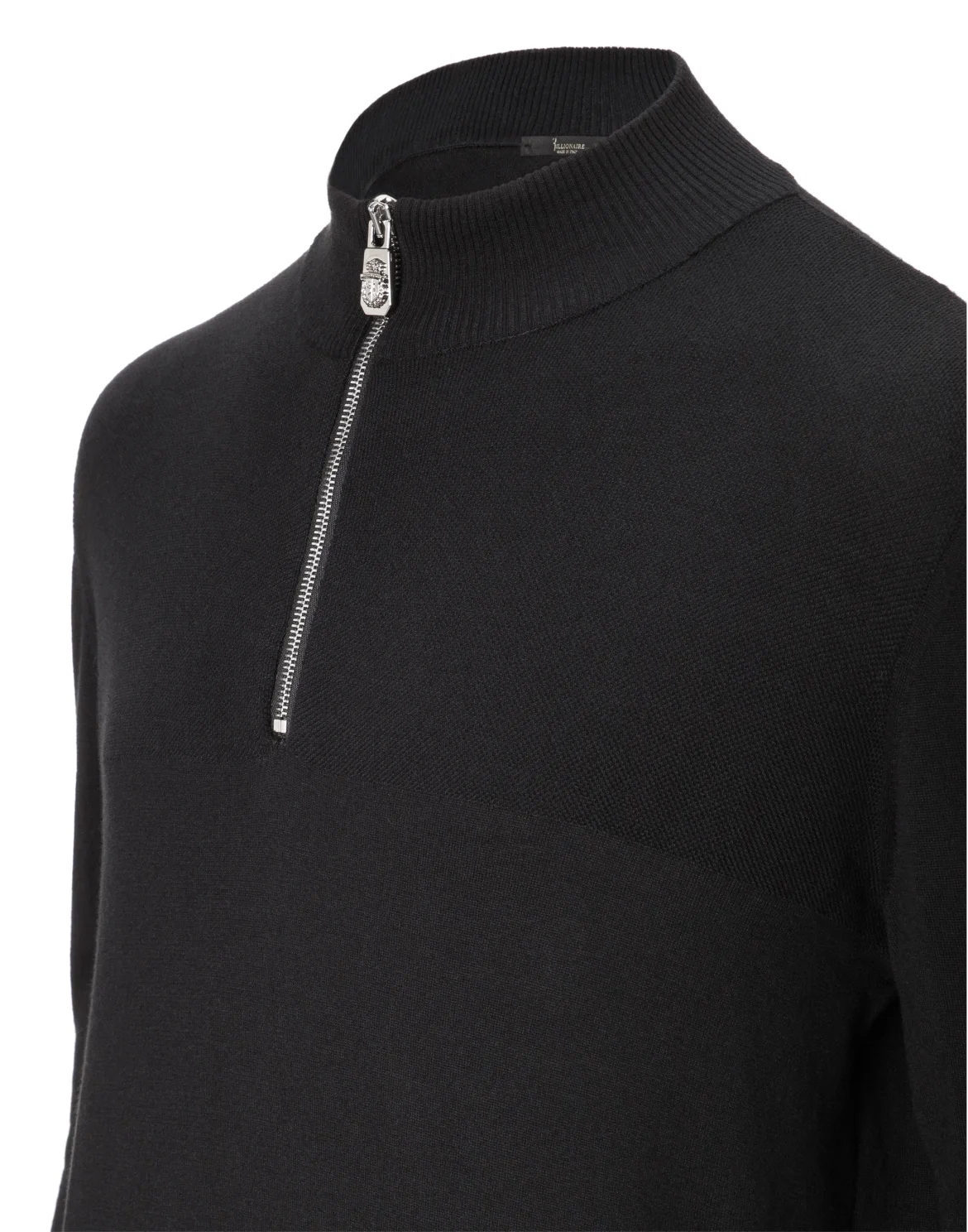 Pullover zip mock "Egide", цвет: Черный