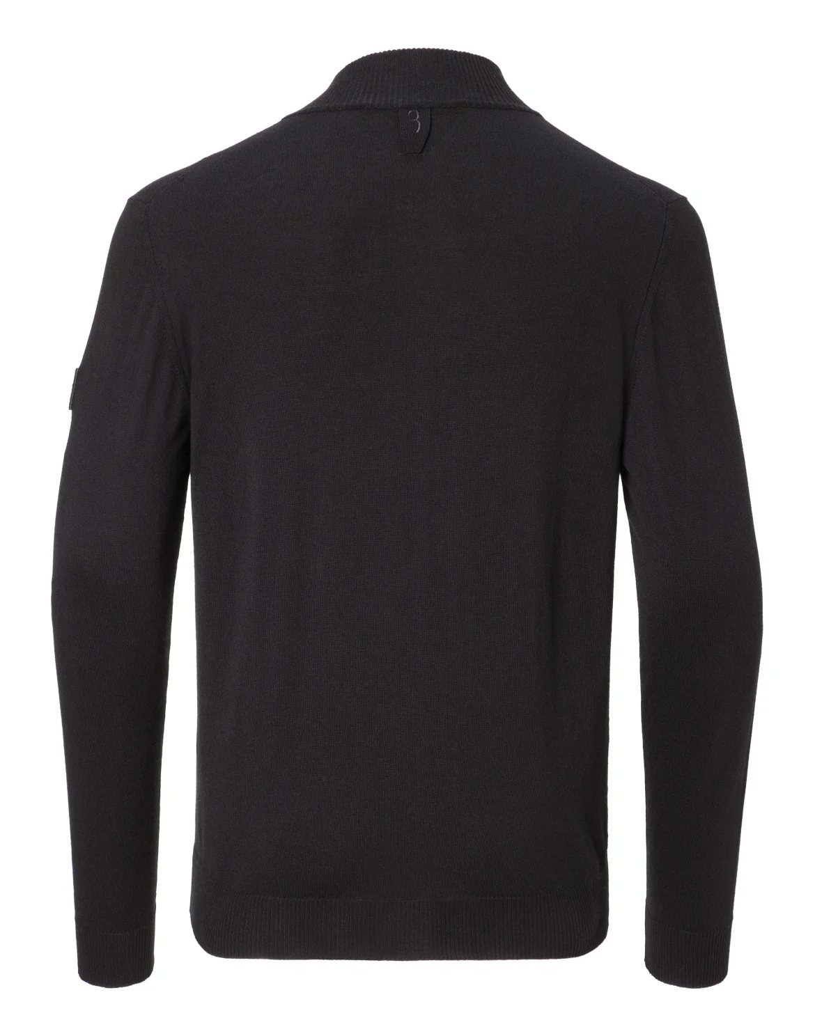 Pullover zip mock "Egide", цвет: Черный