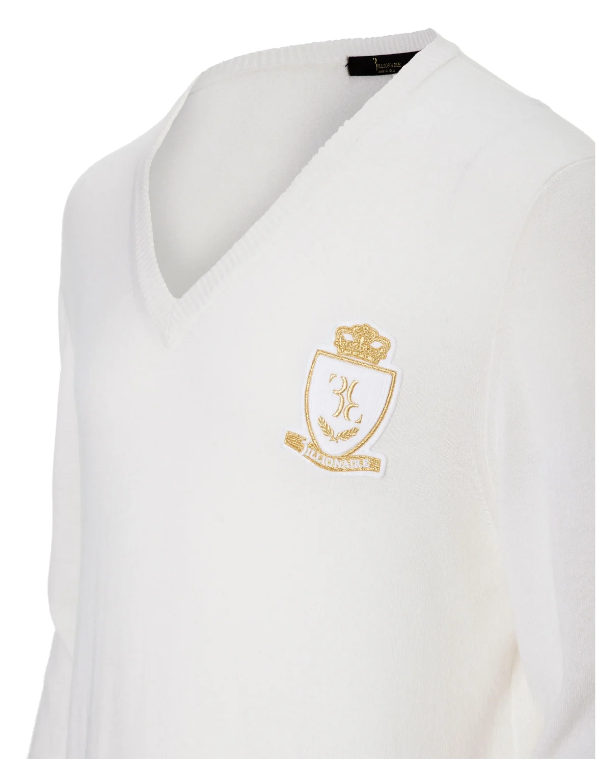 Pullover V-Neck LS "Emeric", цвет: Белый