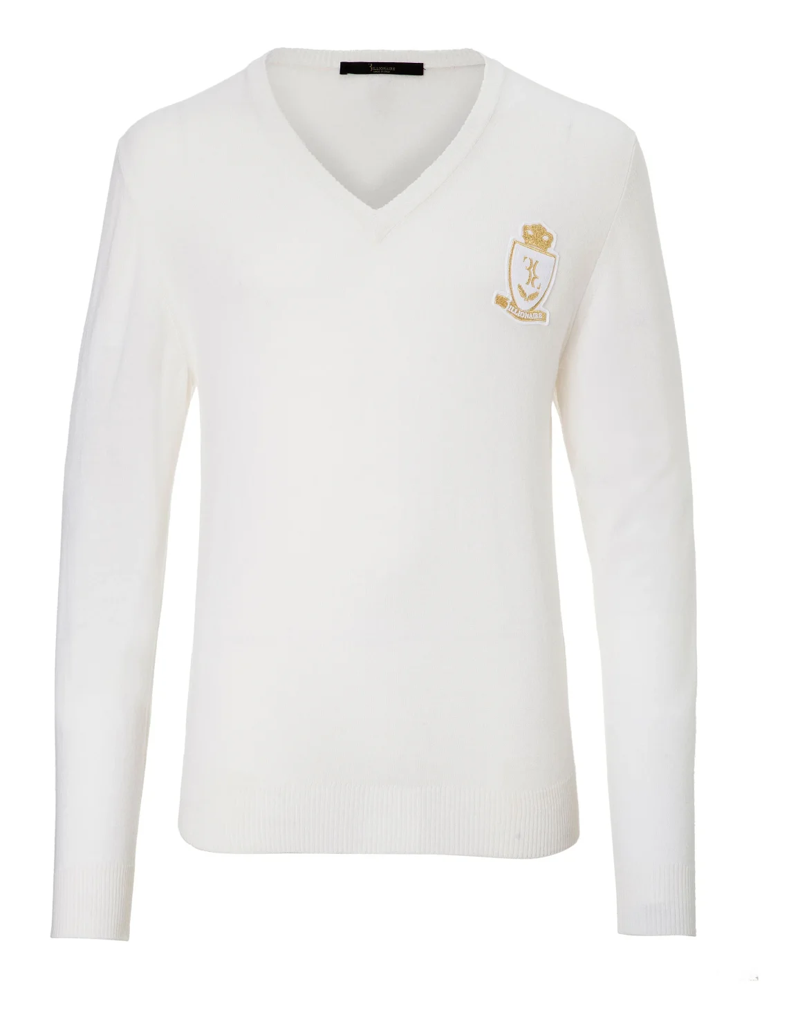 Pullover V-Neck LS "Emeric", цвет: Белый