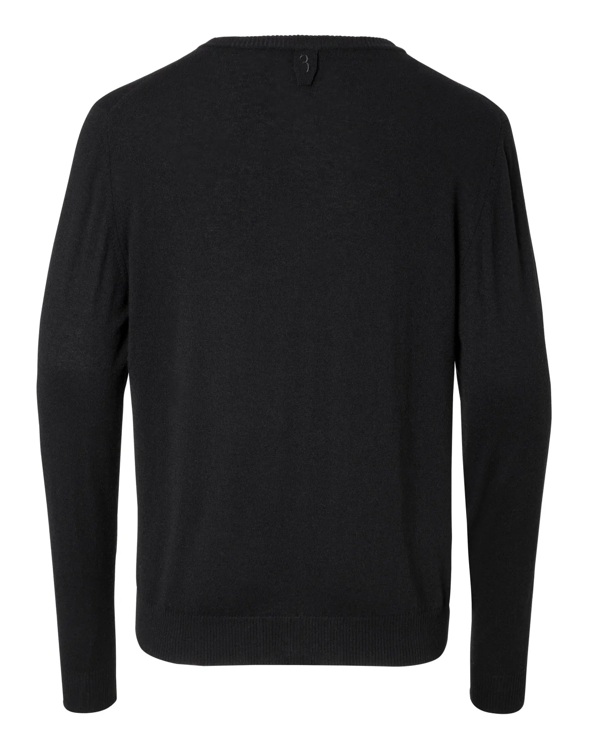 Pullover Round Neck LS "Fedore", цвет: Черный