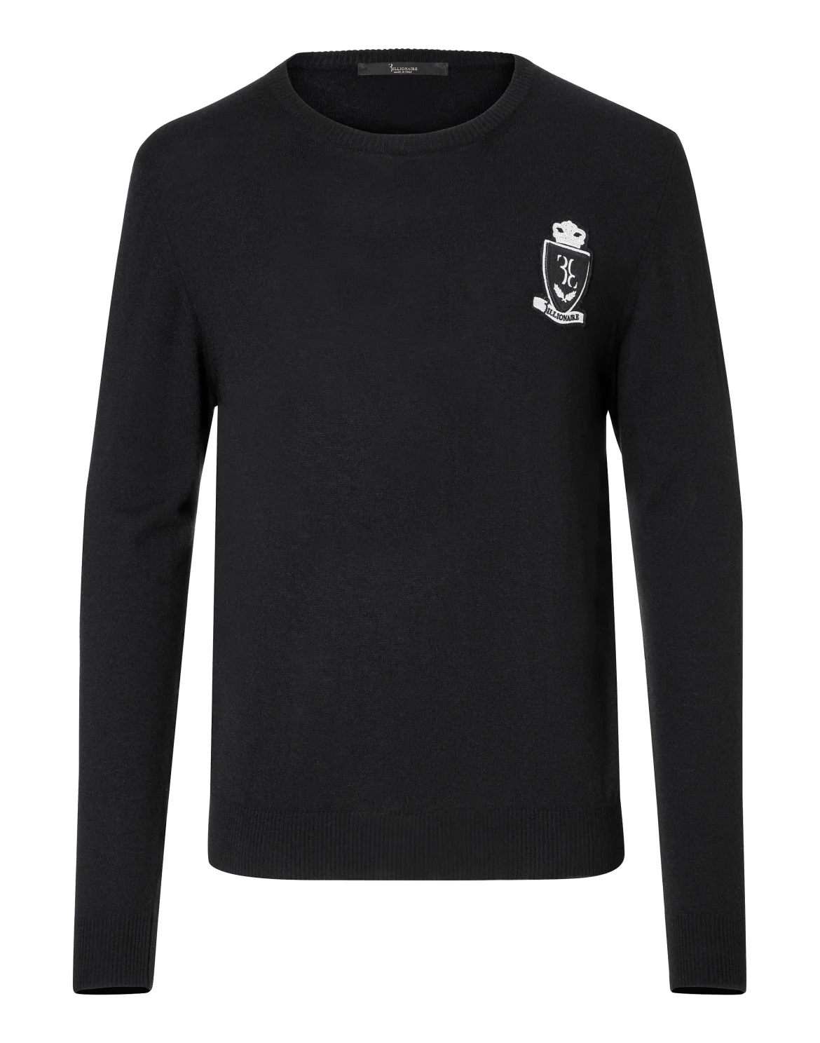 Pullover Round Neck LS "Fedore", цвет: Черный