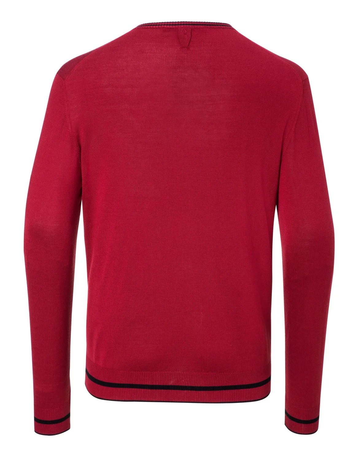 Pullover V-Neck LS "Florent", цвет: Красный