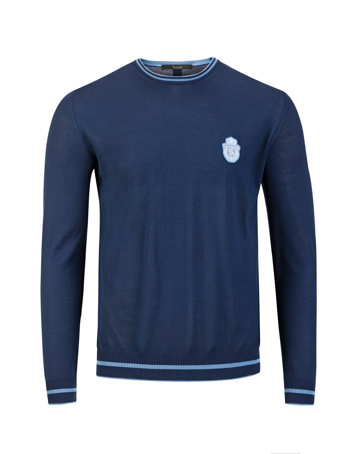 Pullover Round Neck LS "Frederic", цвет: Синий