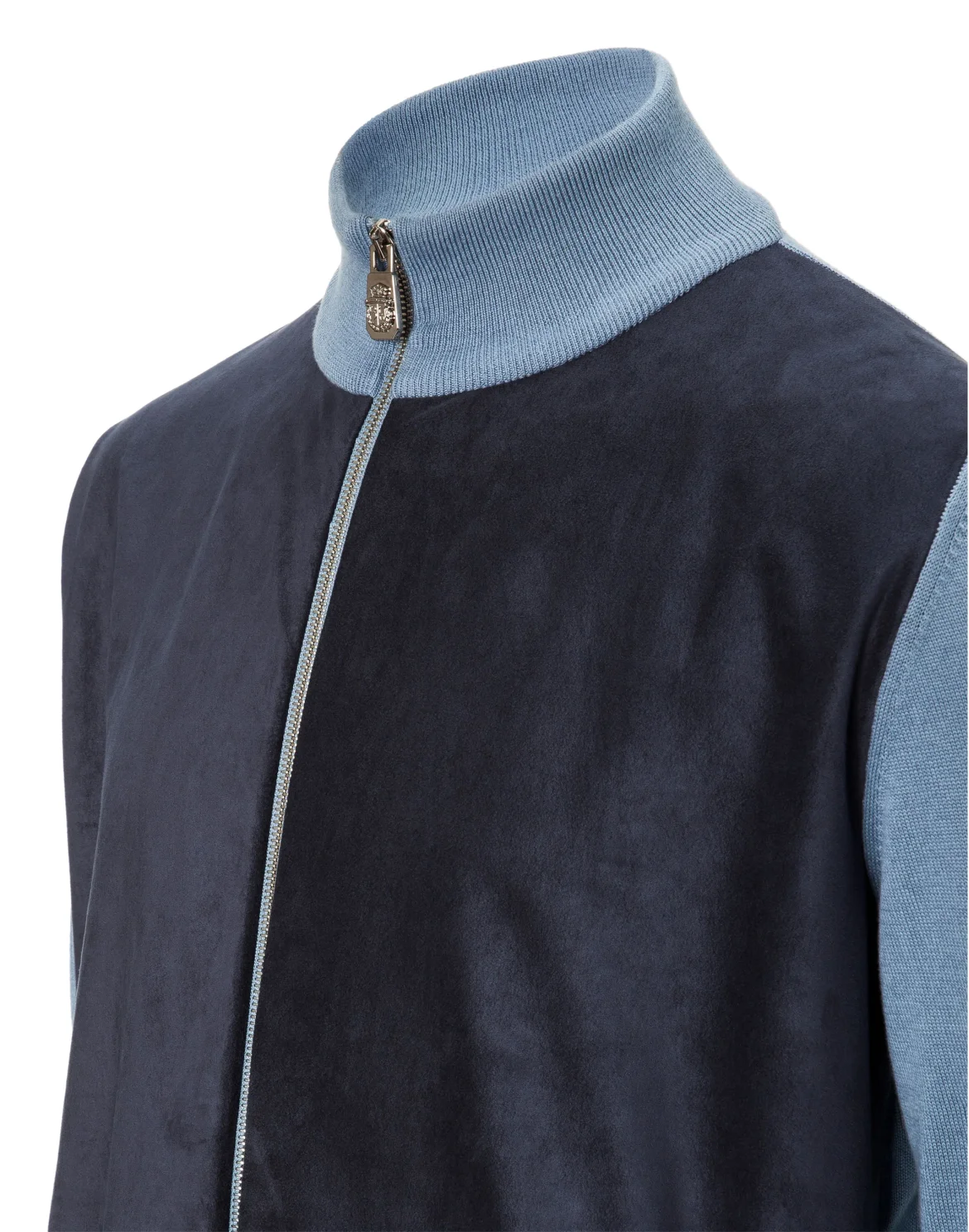 Pullover full zip "Hubert", цвет: Синий