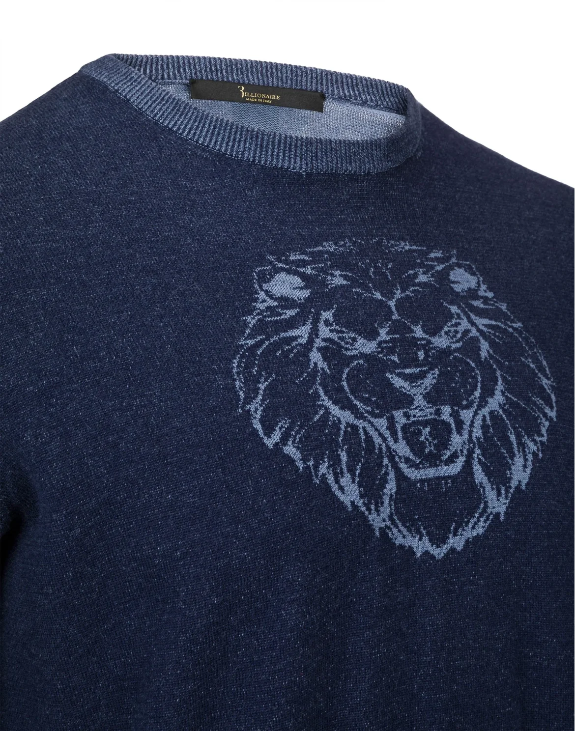 Pullover Round Neck LS "Drew", цвет: Синий