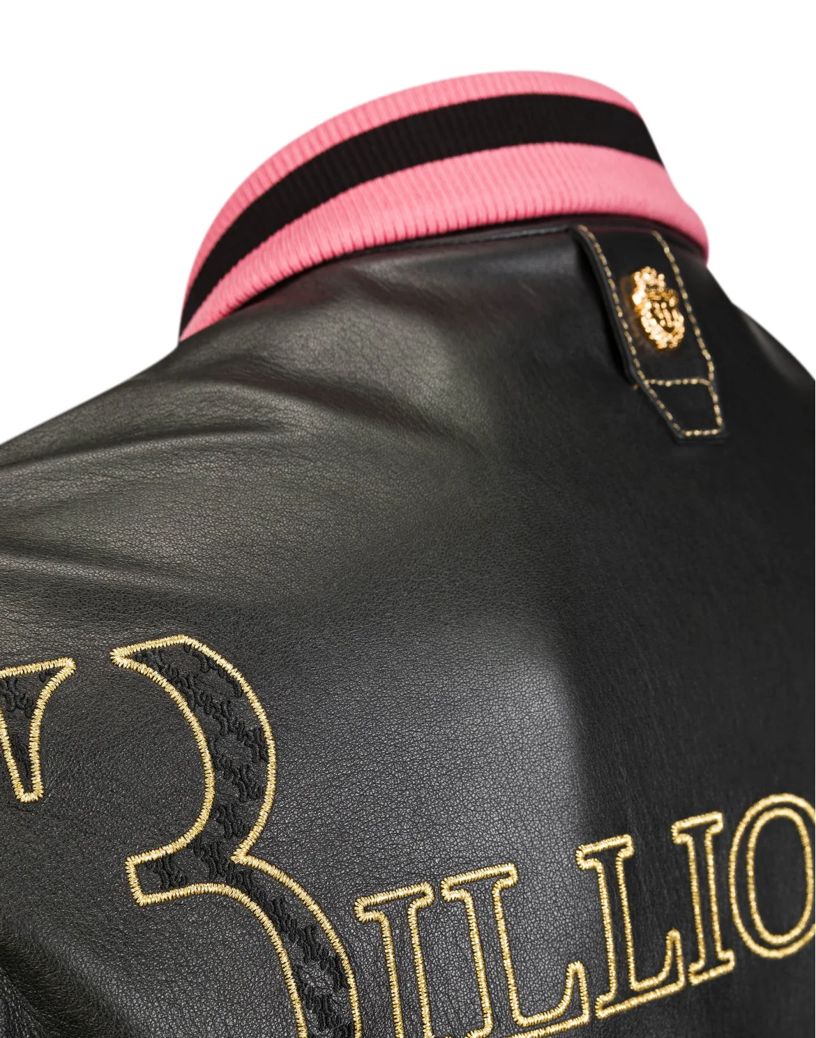 Leather Bomber "Egide", цвет: Черный