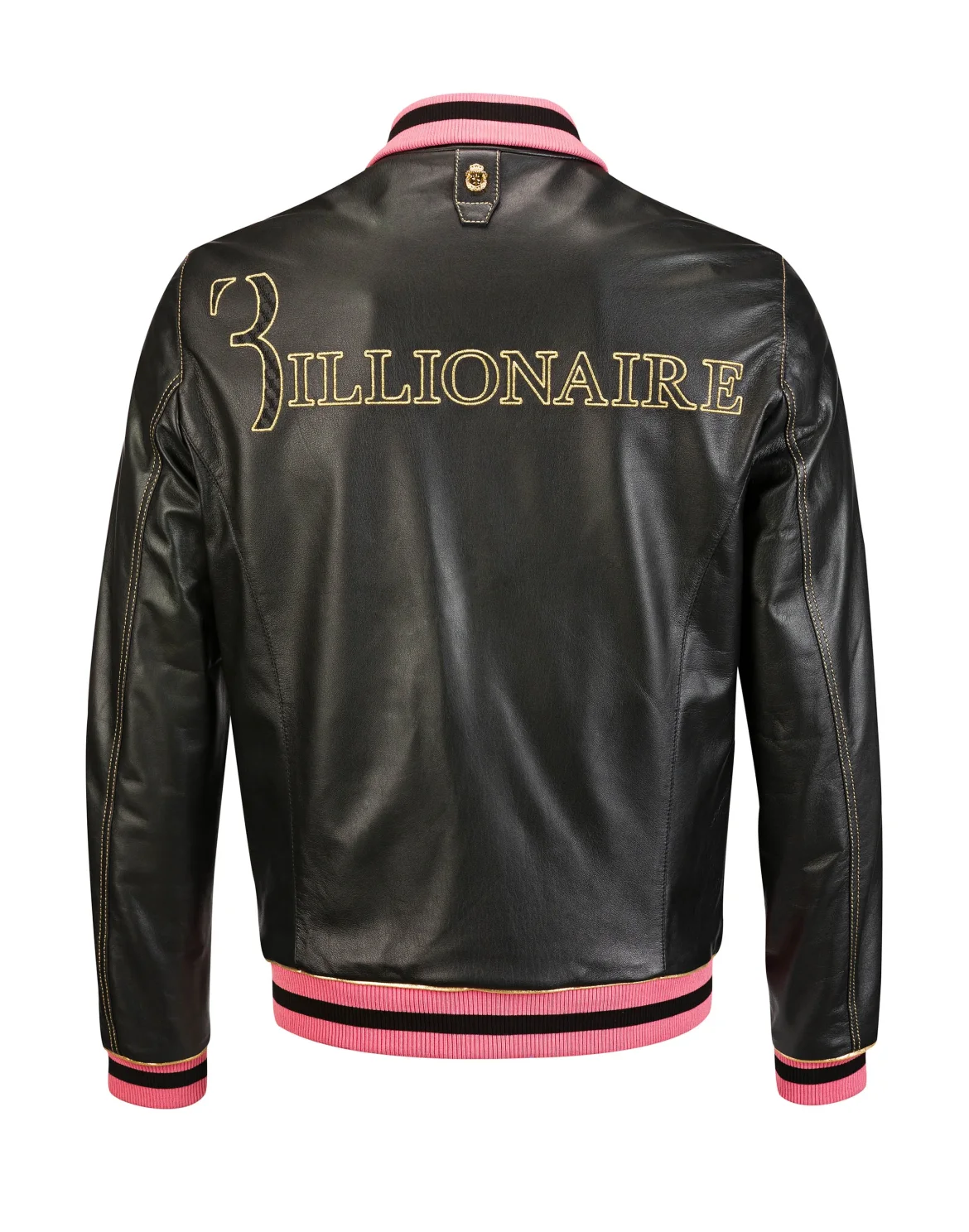 Leather Bomber "Egide", цвет: Черный