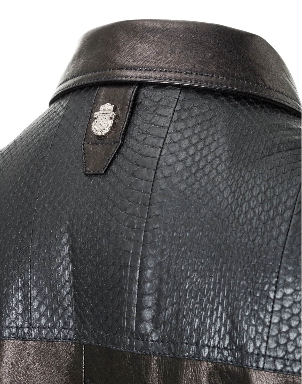 Leather Bomber "Flavien", цвет: Черный