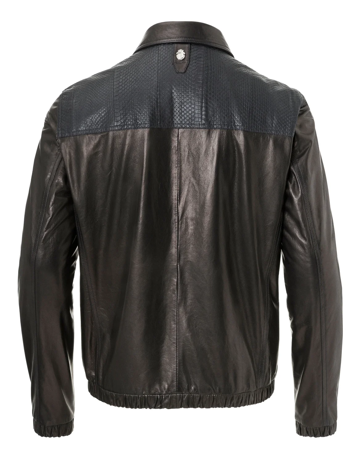 Leather Bomber "Flavien", цвет: Черный