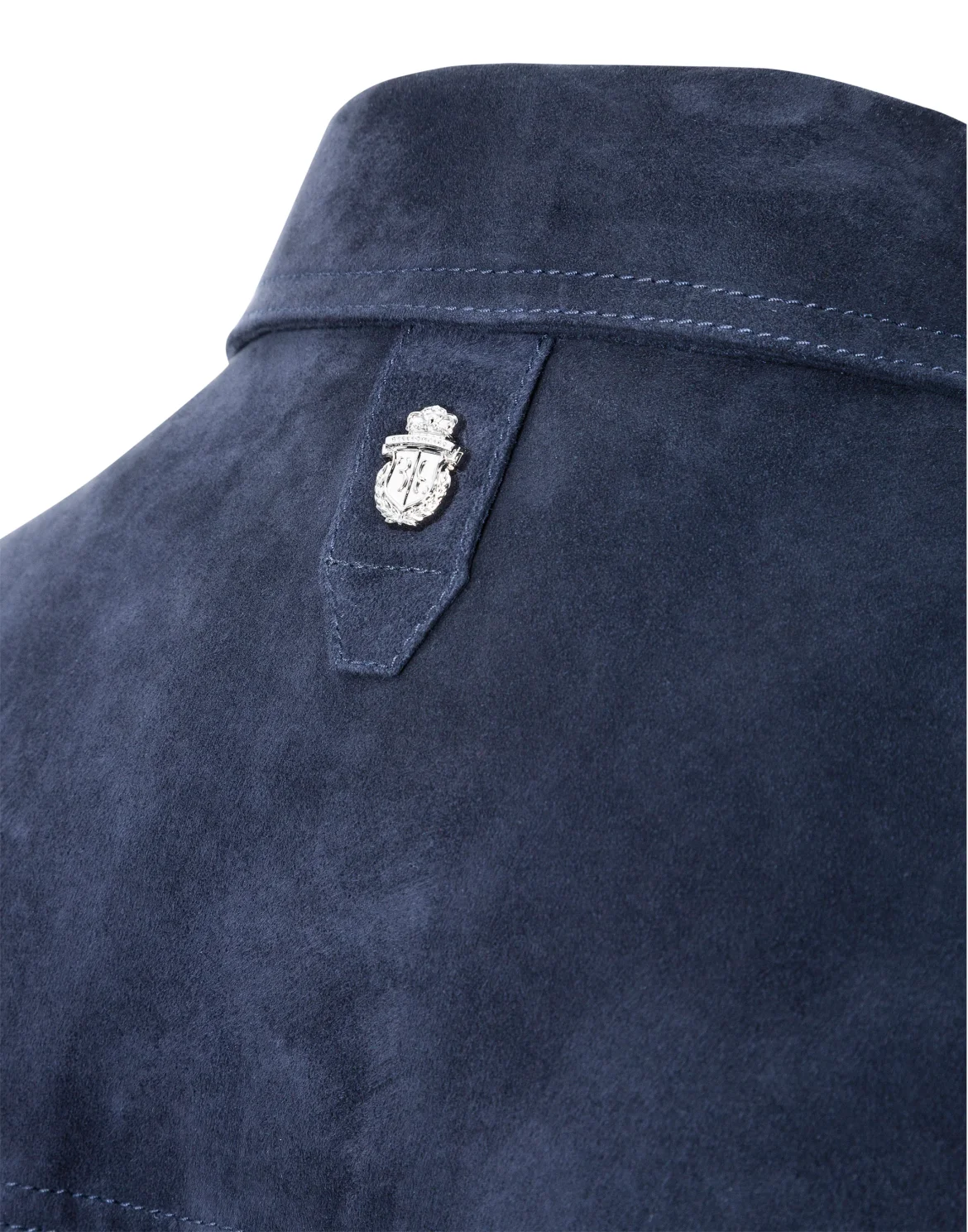 Leather Jacket "Evrard", цвет: Синий