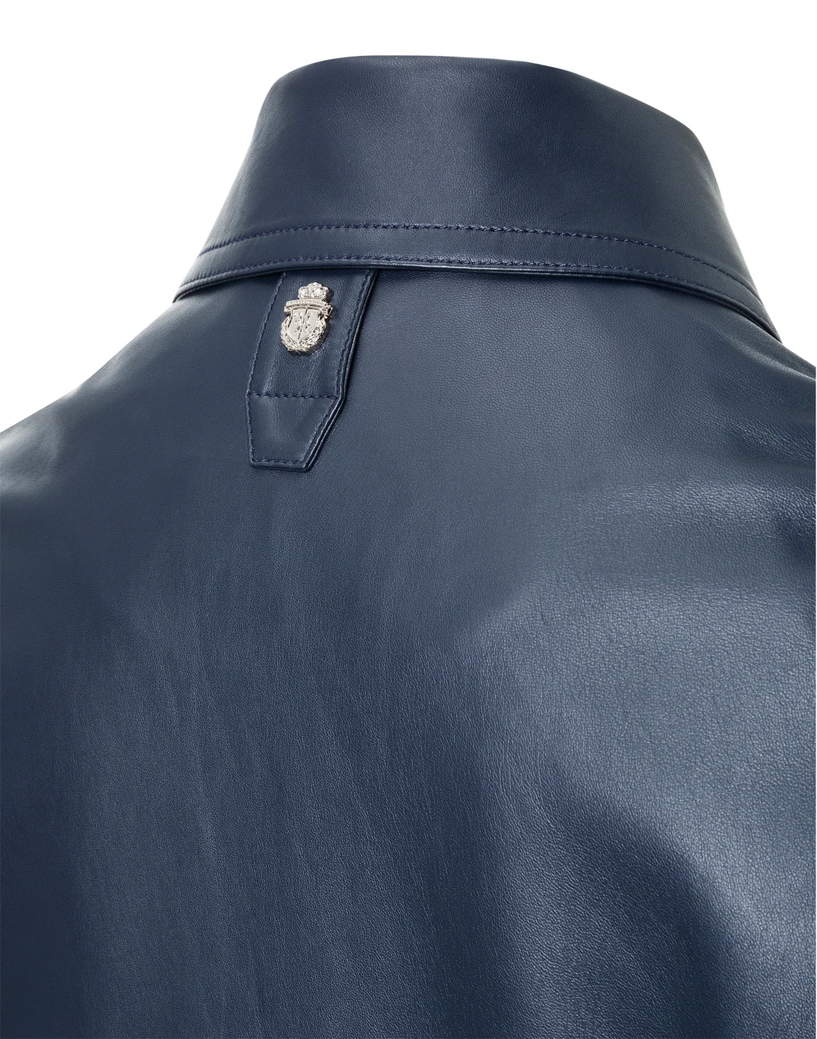 Leather Jacket "Brandon", цвет: Синий