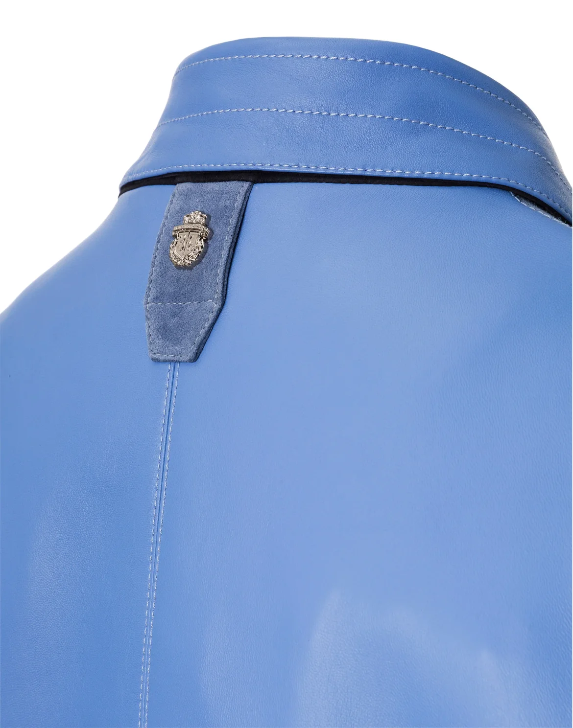 Leather Jacket "Cesare", цвет: Синий