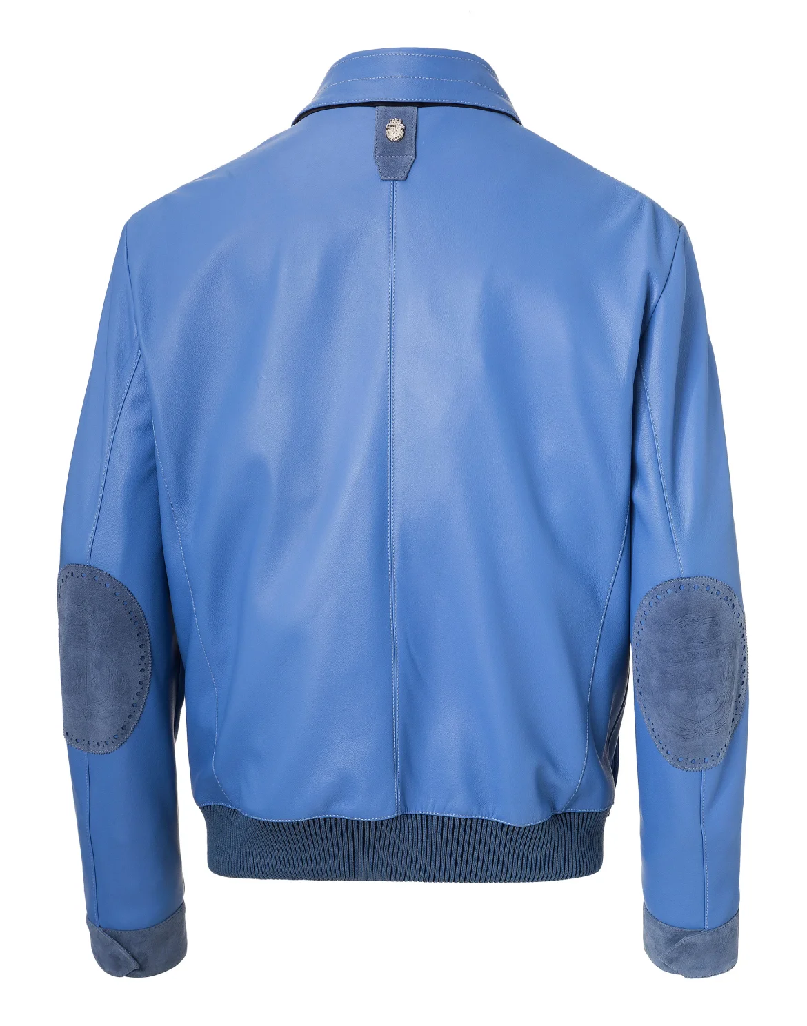 Leather Jacket "Cesare", цвет: Синий