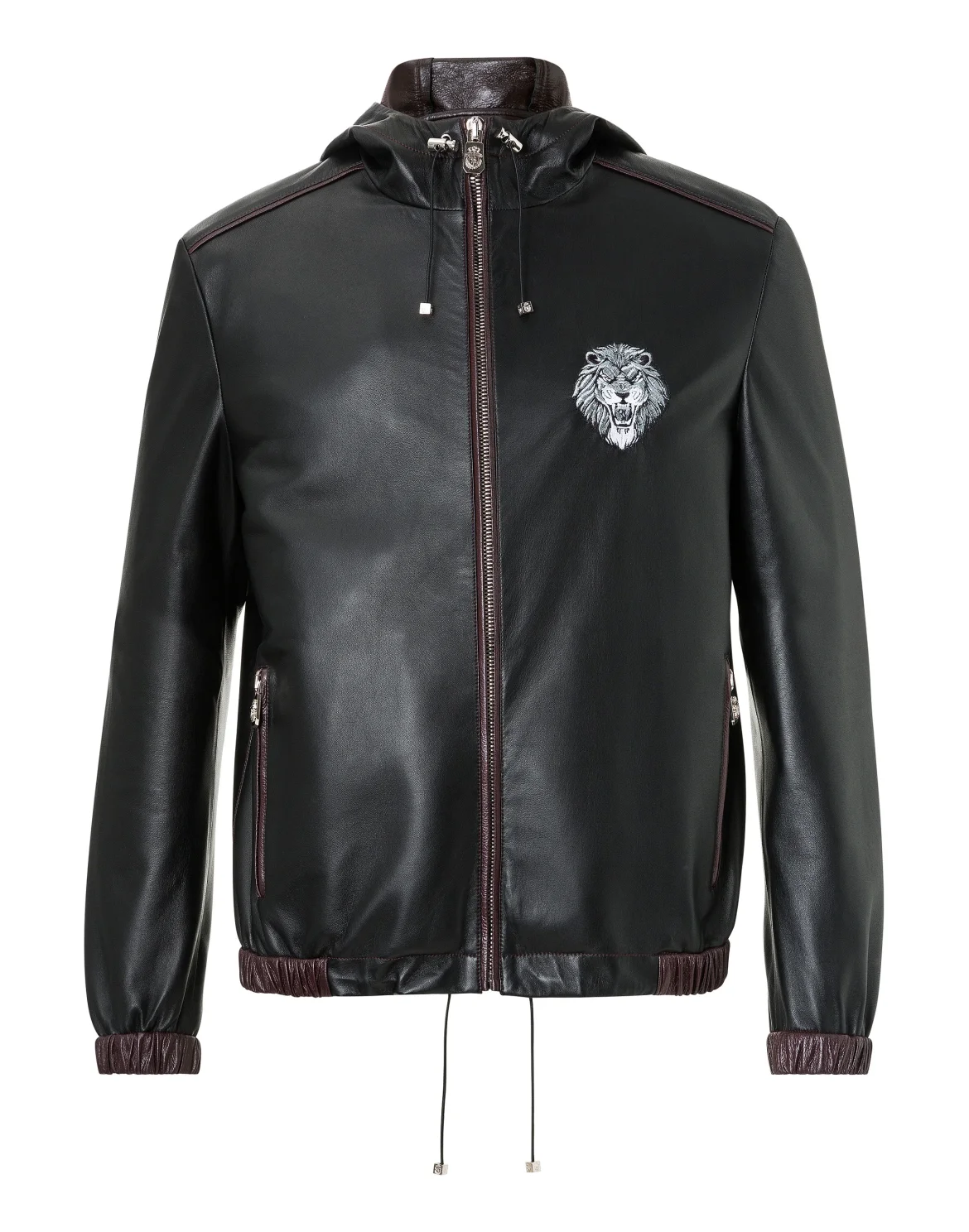 Leather Jacket "Evan", цвет: Черный
