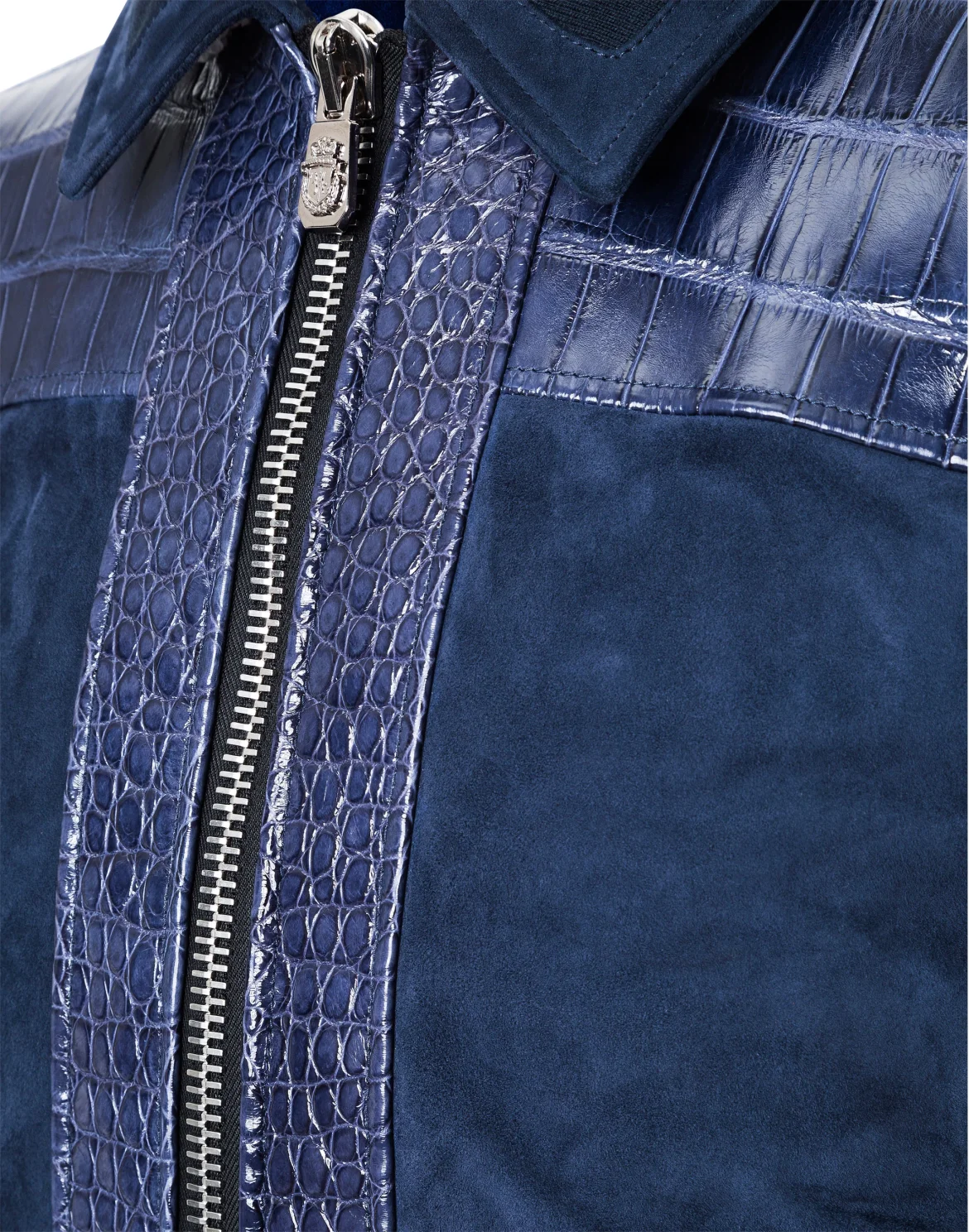 Leather Jacket "Eloi", цвет: Синий