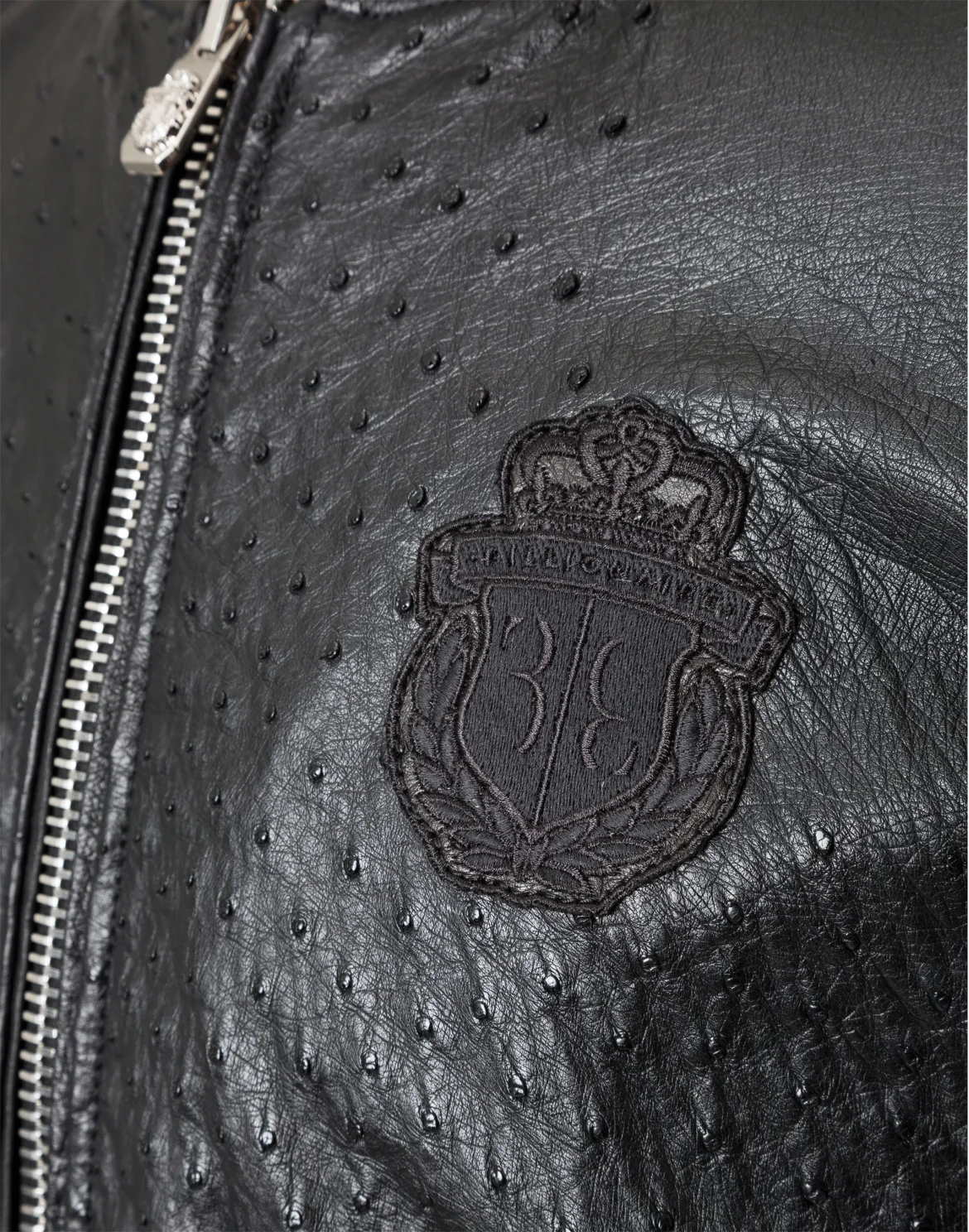 Leather Bomber "Felicien", цвет: Черный