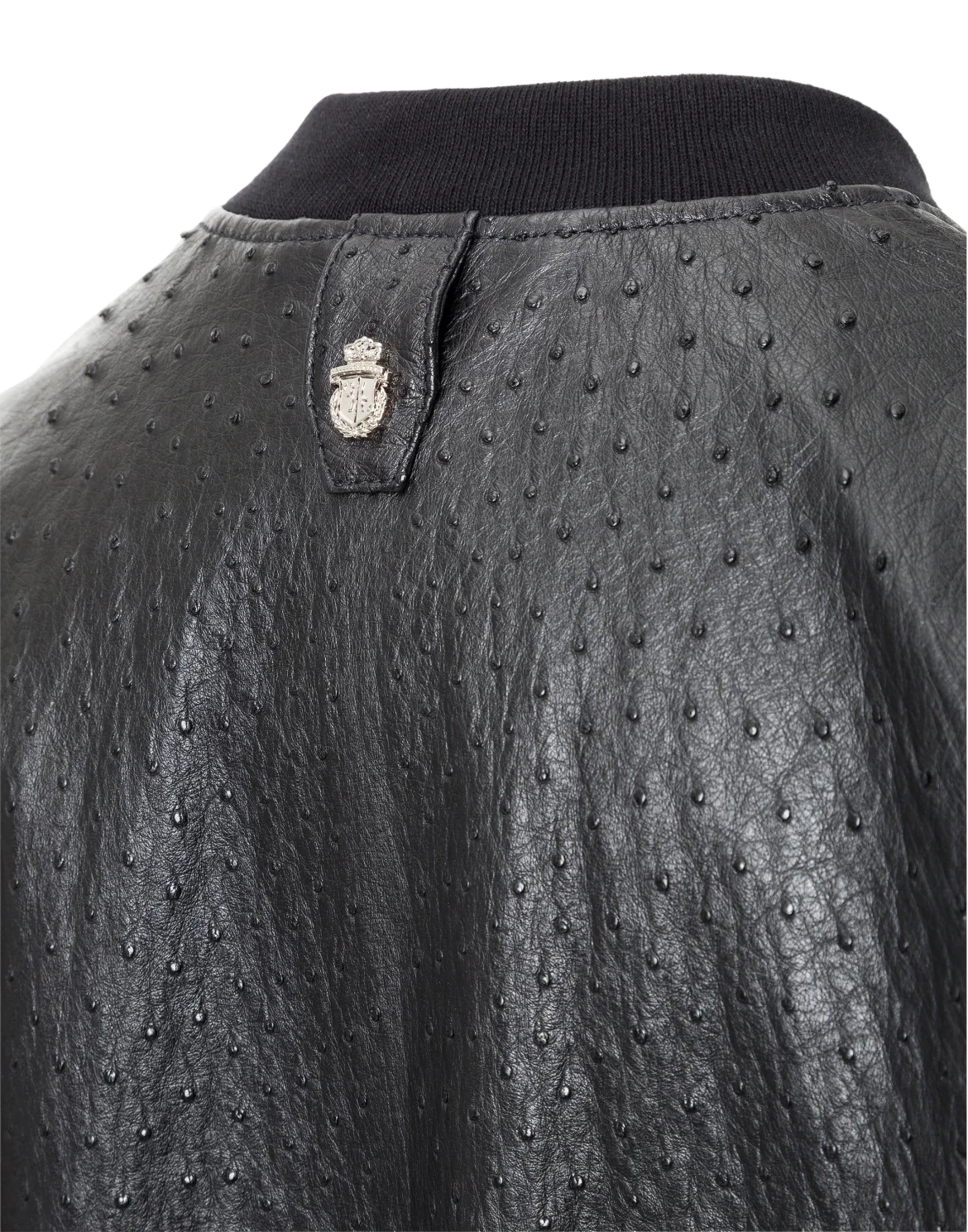 Leather Bomber "Felicien", цвет: Черный