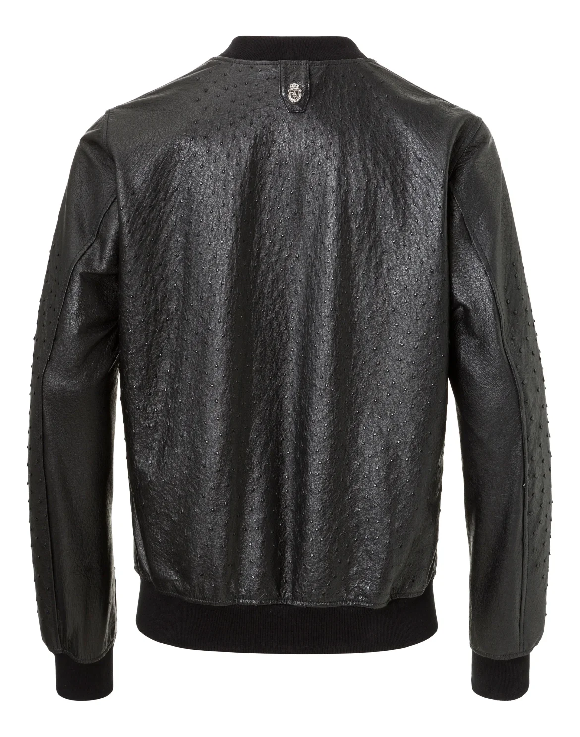 Leather Bomber "Felicien", цвет: Черный