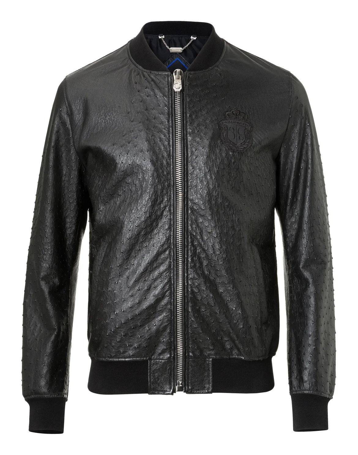 Leather Bomber "Felicien", цвет: Черный
