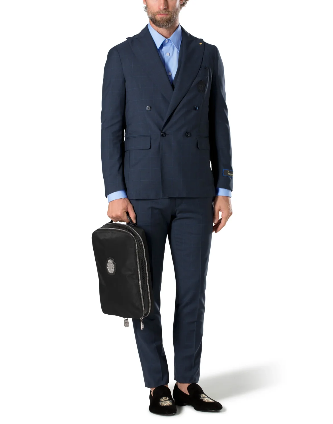 Suit 3 pcs slim "Yael", цвет: Синий