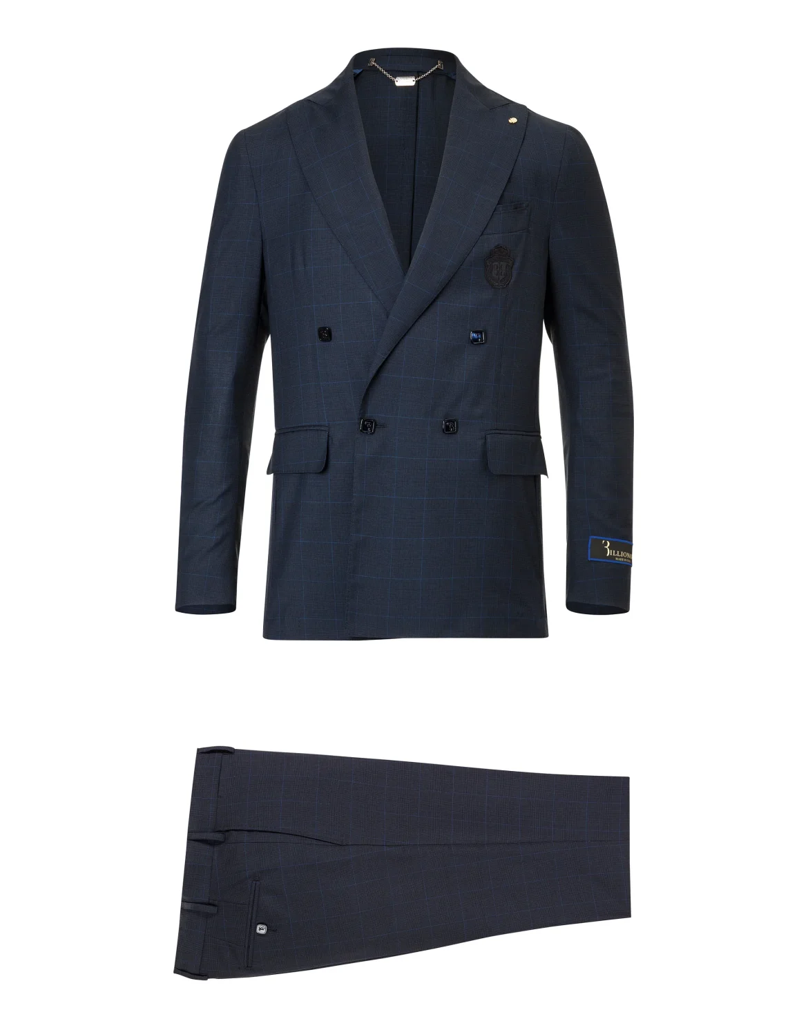Suit 3 pcs slim "Yael", цвет: Синий