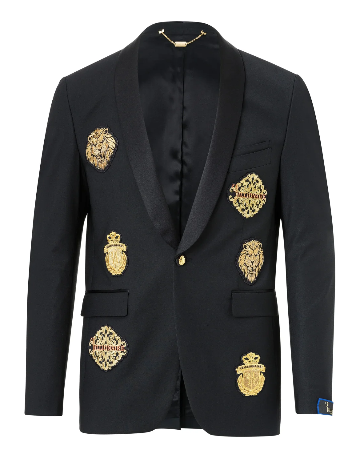 Blazer super slim "Dominic", цвет: Черный