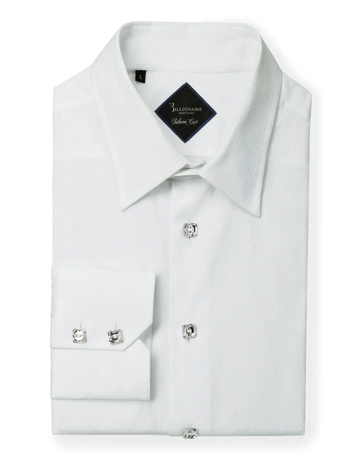 Shirt Silver Cut LS "Cesar", цвет: Белый