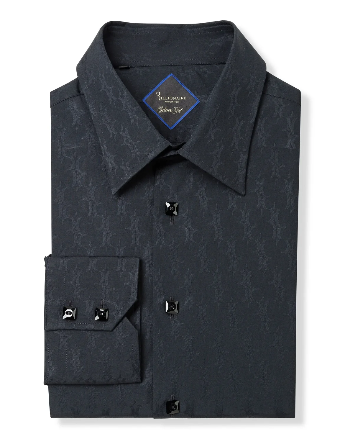 Shirt Silver Cut LS "Cesar", цвет: Черный