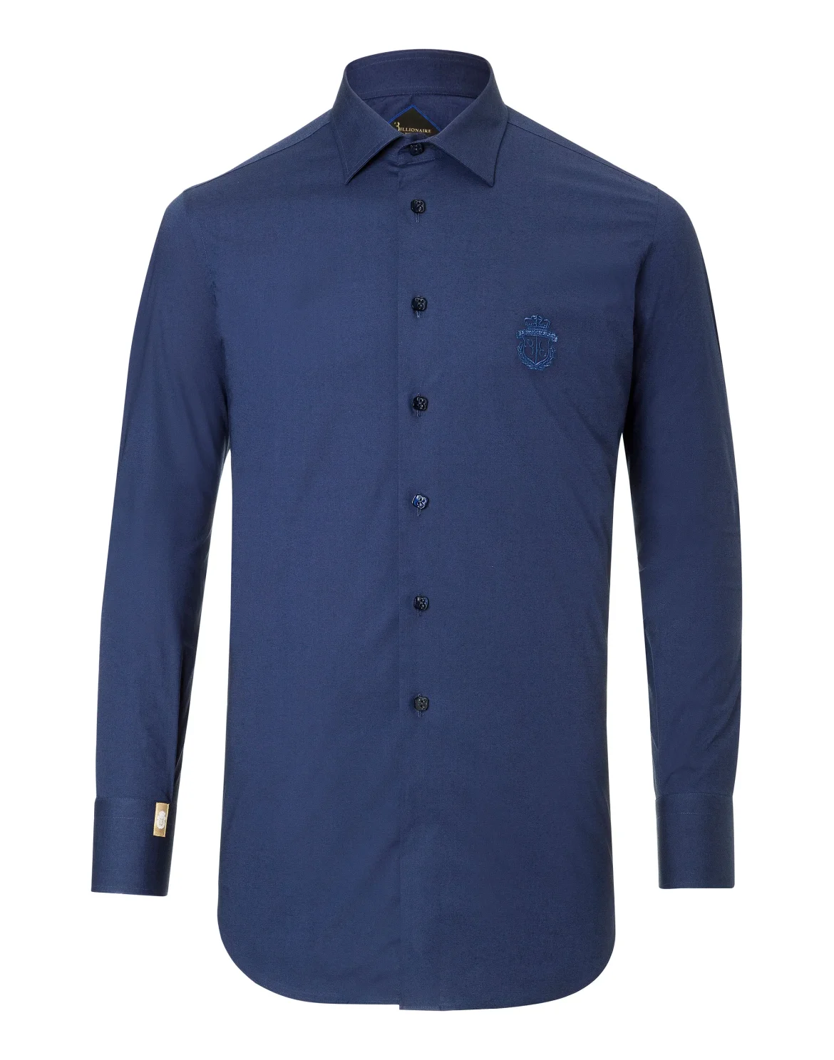 Shirt Silver Cut LS "Clovis", цвет: Синий