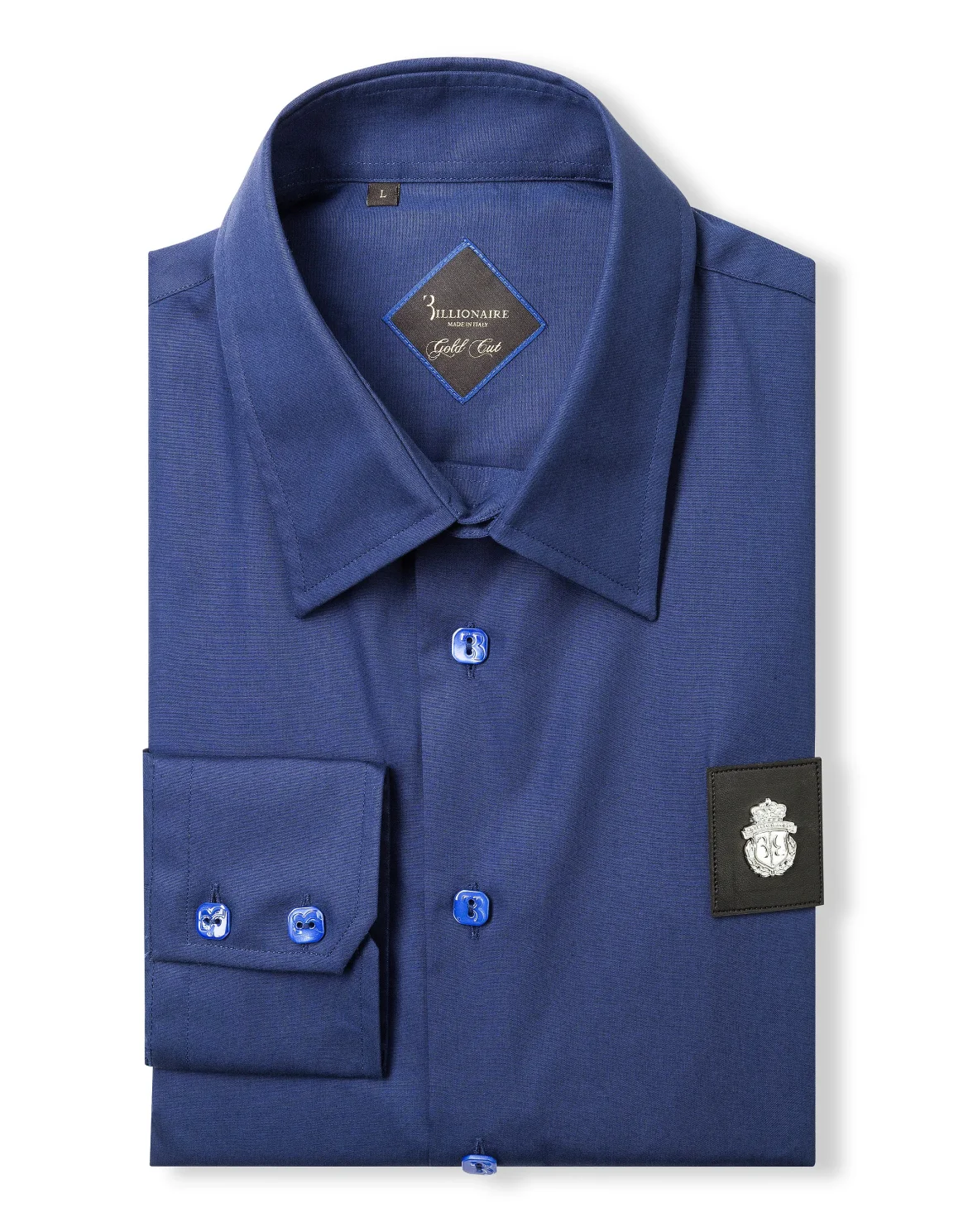 Shirt Gold Cut LS "Andre", цвет: Синий